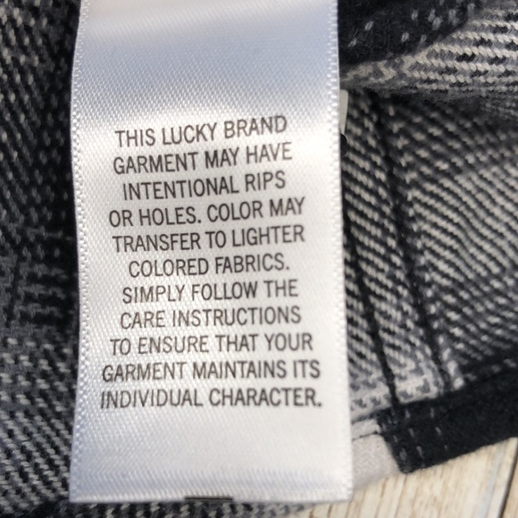 Lucky Brand Men's plaid flannel, spread collar, button frt, classic fit - sz L - Picture 13 of 13